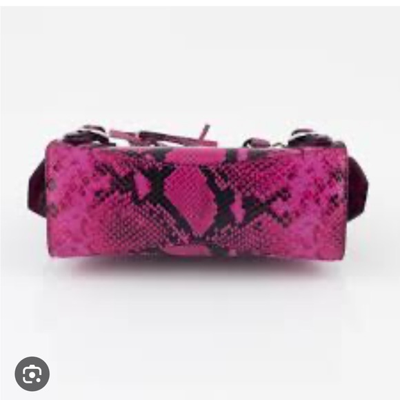 Balenciaga mini neo classic city bag in python - Picture 4 of 5